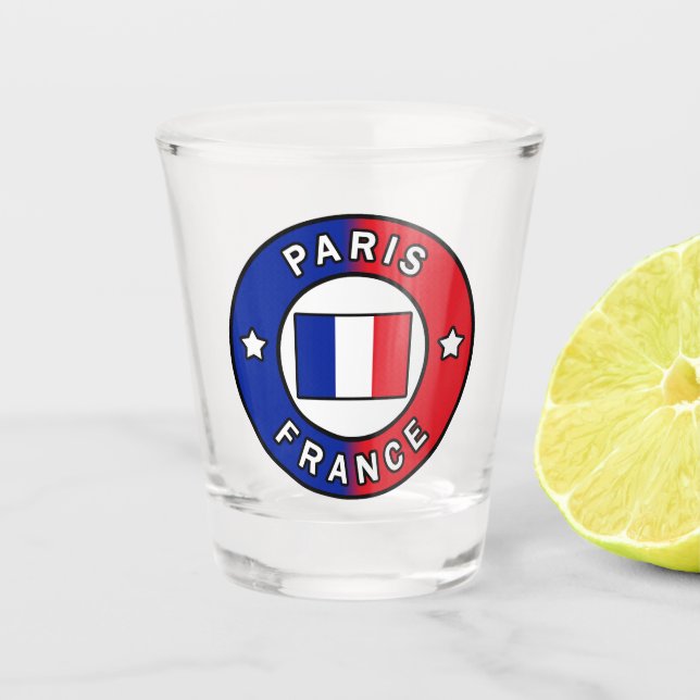 Vaso De Chupito París Francia (Anverso)