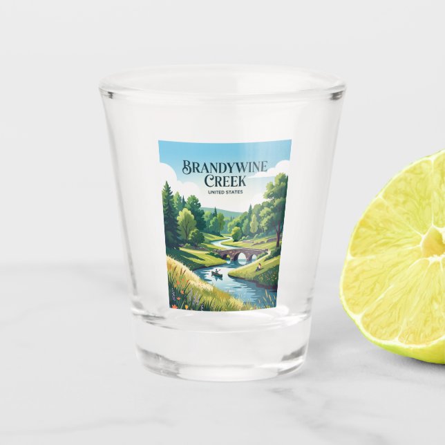 Vaso De Chupito Parque Estatal Brandywine Creek Delaware (Anverso)