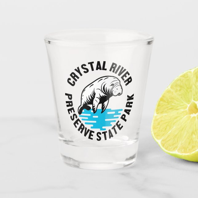 Vaso De Chupito Parque Estatal Crystal River Preserve (Anverso)