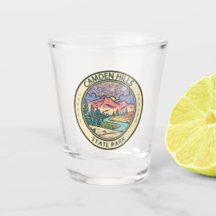 Vaso De Chupito Parque estatal de Camden Hills Maine Badge