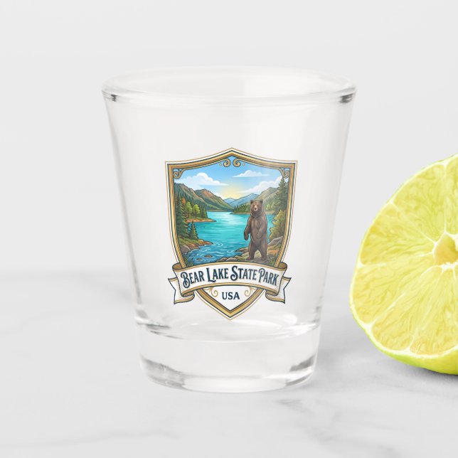 Vaso De Chupito Parque Estatal Lago Bear EE. UU. (Anverso)