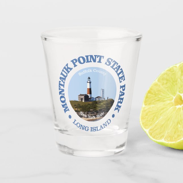 Vaso De Chupito Parque estatal Montauk Point (Anverso)