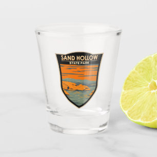 Vaso De Chupito Parque estatal Sand Hollow Utah Vintage