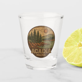 Vaso De Chupito Parque nacional Acadia Glass Shot
