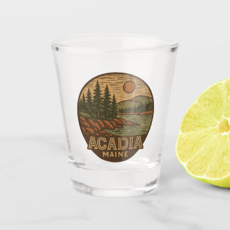 Vaso De Chupito Parque nacional Acadia Glass Shot