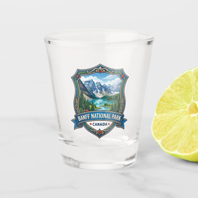 Vaso De Chupito Parque Nacional Banff Canadá (Anverso)