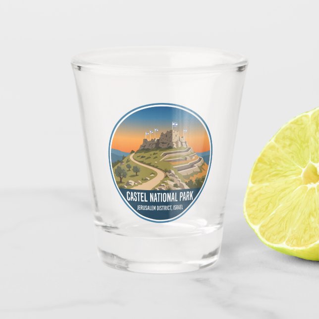 Vaso De Chupito Parque Nacional Castel Israel (Anverso)