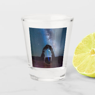 Vaso De Chupito Parque Nacional de Arcos en la noche MOAB