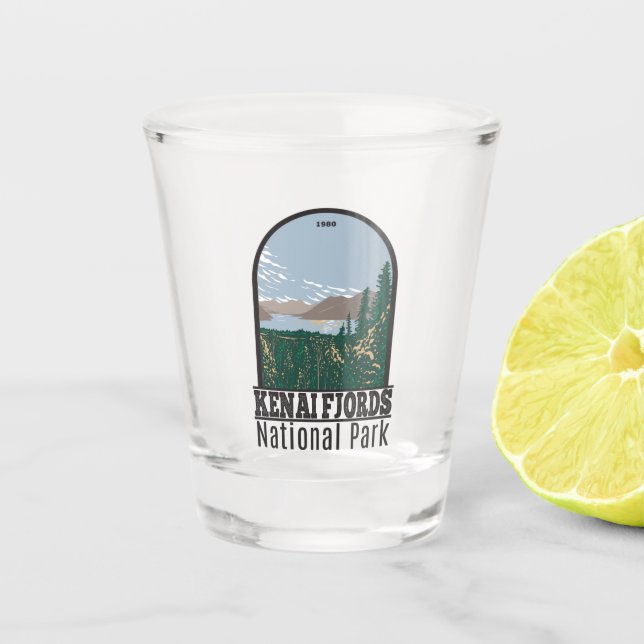 Vaso De Chupito Parque nacional de fiordos de Kenia (Anverso)