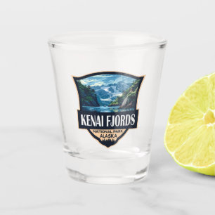 Vaso De Chupito Parque nacional de fiordos de Kenia Ilustracion ar