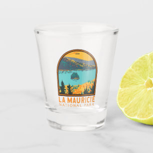 Vaso De Chupito Parque nacional de La Mauricie Viaje Art Vintage