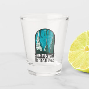 Vaso De Chupito Parque nacional de las Cavernas Carlsbad Vintage