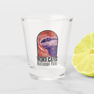 Vaso De Chupito Parque nacional de las Cuevas del Viento de Dakota