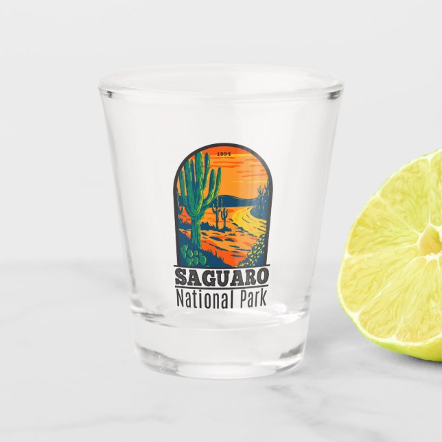 Vaso De Chupito Parque nacional de Saguaro (Anverso)