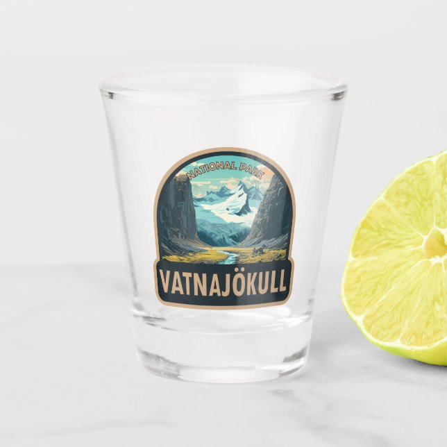Vaso De Chupito Parque nacional de Vatnajokull Islandia Viaje Viaj (Anverso)