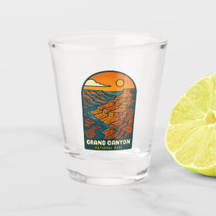 Vaso De Chupito Parque nacional del Gran Cañón de Viajes Retro Vin