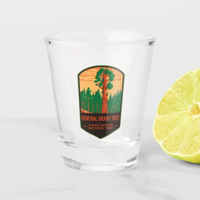 Vaso De Chupito Parque nacional del Gran Grant Tree King Canyon (Anverso)