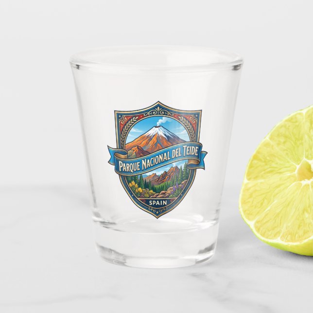 Vaso De Chupito Parque Nacional del Teide España (Anverso)