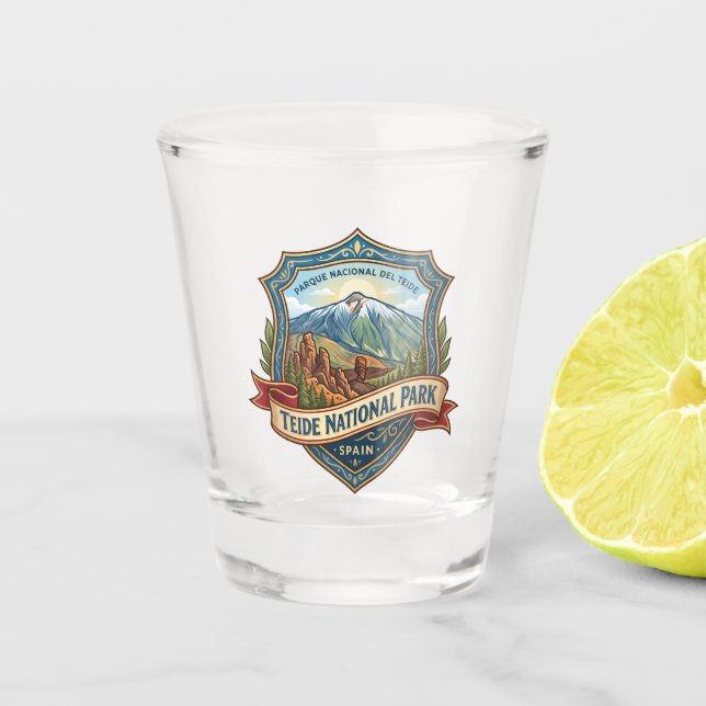 Vaso De Chupito Parque Nacional del Teide España (Anverso)