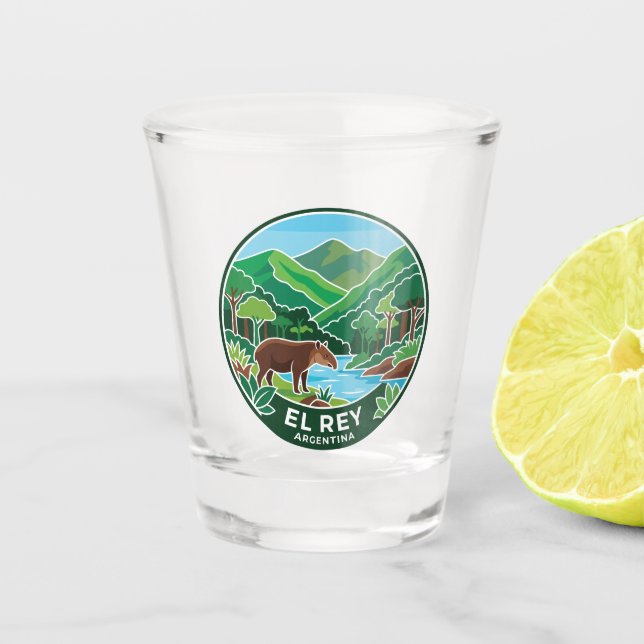 Vaso De Chupito Parque Nacional El Rey Argentina (Anverso)