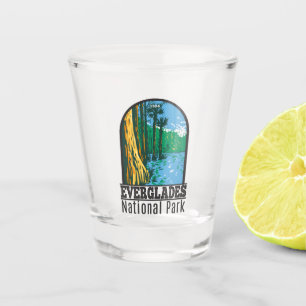 Vaso De Chupito Parque nacional Everglades Florida Vintage