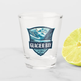 Vaso De Chupito Parque nacional Glacier Bay Ilustracion Retro