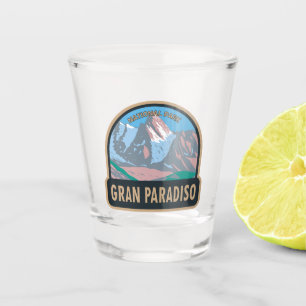 Vaso De Chupito Parque nacional Gran Paradiso Italia Vintage