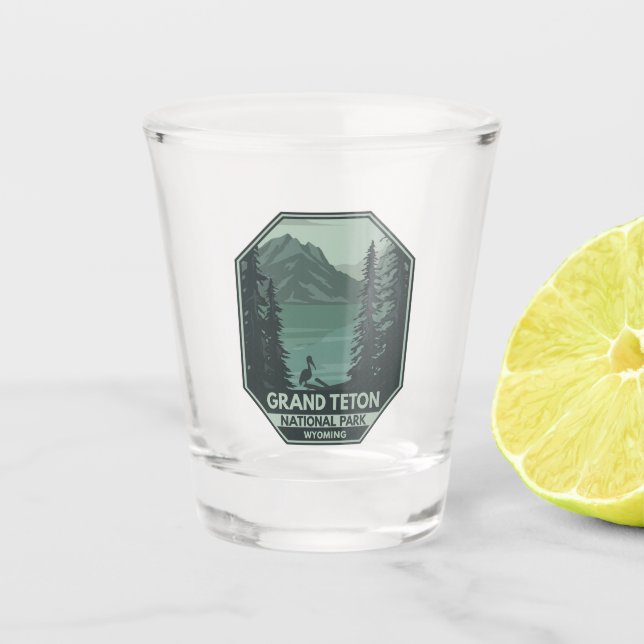 Vaso De Chupito Parque nacional Gran Teton (Anverso)