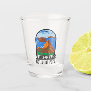 Vaso De Chupito Parque nacional Islas del Canal California Vintage