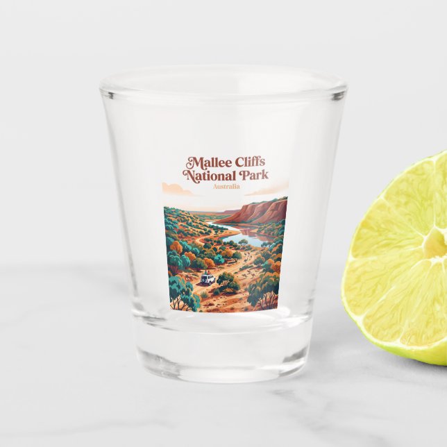 Vaso De Chupito Parque Nacional Mallee Cliffs Australia (Anverso)