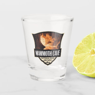 Vaso De Chupito Parque nacional Mammoth Cave Ilustracion Arte Retr