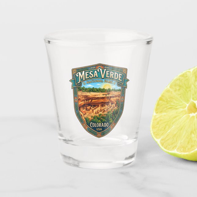 Vaso De Chupito Parque Nacional Mesa Verde EE. UU. (Anverso)
