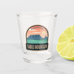 Vaso De Chupito Parque nacional Montaña de la Mesa Vintage Sudáfri