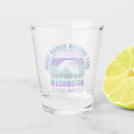 Vaso De Chupito Parque nacional Mount Rainier Washington Retro