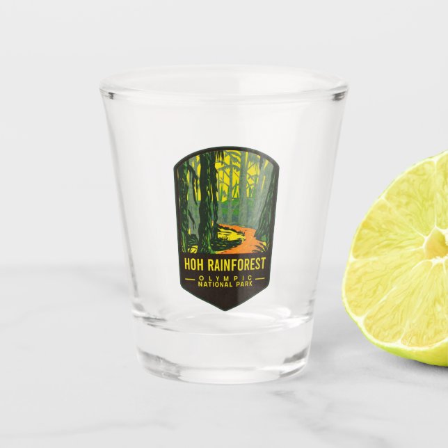 Vaso De Chupito Parque nacional Olímpico de Hoh Rain Forest (Anverso)