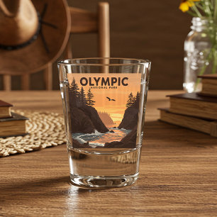 Vaso De Chupito Parque nacional Olímpico de Vintage