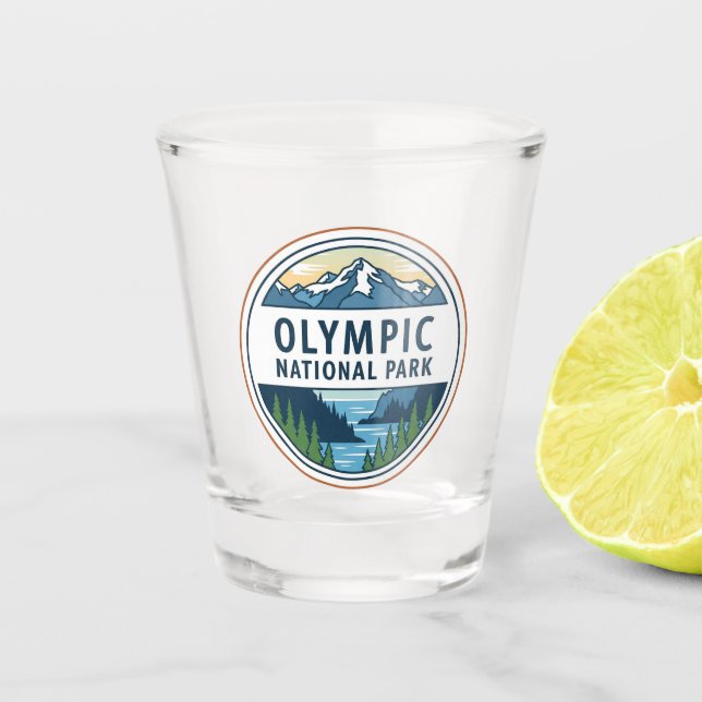 Vaso De Chupito Parque nacional olímpico de Washington (Anverso)