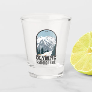 Vaso De Chupito Parque nacional olímpico de Washington Vintage