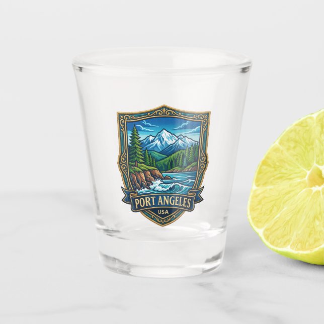 Vaso De Chupito Parque Nacional Olímpico EE. UU. (Anverso)