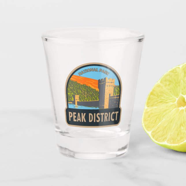 Vaso De Chupito Parque nacional Peak District (Anverso)