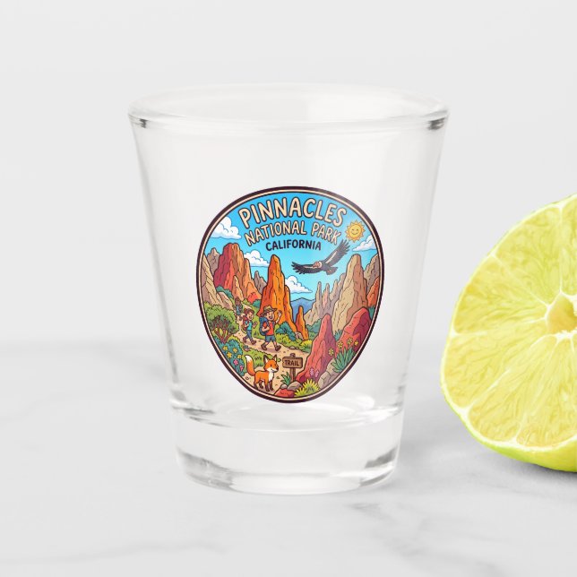 Vaso De Chupito Parque Nacional Pinnacles California (Anverso)