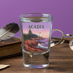 Vaso De Chupito Parque nacional Vintage Acadia