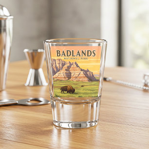 Vaso De Chupito Parque nacional Vintage Badlands