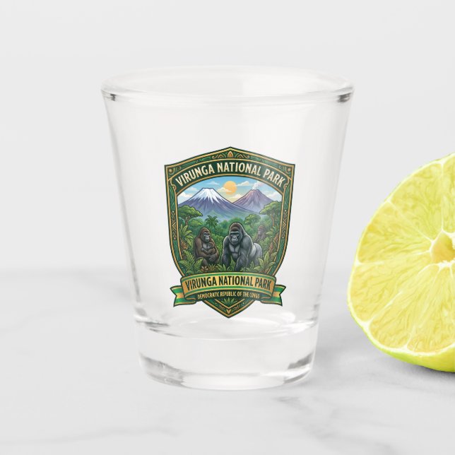 Vaso De Chupito Parque Nacional Virunga (Anverso)