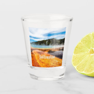 Vaso De Chupito Parque Nacional Yellowstone Montañas Naturales An