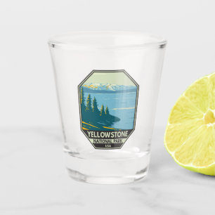 Vaso De Chupito Parque nacional Yellowstone Yellowstone Lake Vinta