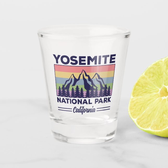 Vaso De Chupito Parque Nacional Yosemite, California, Senderismo R (Anverso)