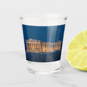 Vaso De Chupito Partenón Atenas, Grecia