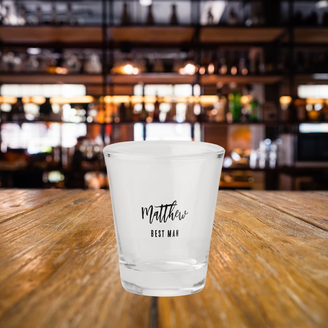 Vaso De Chupito Partido de solteros del Mejor Hombre (Subido por el creador)