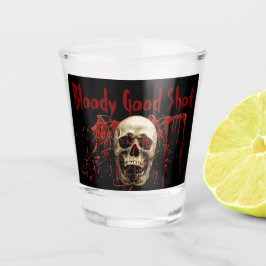 Vaso De Chupito Partido Halloween Negro sangriento y malo
